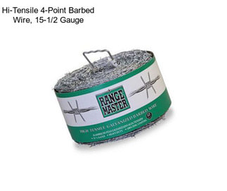 Hi-Tensile 4-Point Barbed Wire, 15-1/2 Gauge