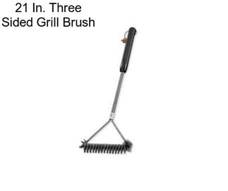 21 In. Three Sided Grill Brush