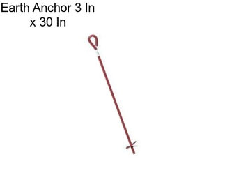 Earth Anchor 3 In x 30 In