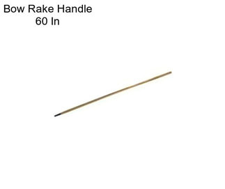 Bow Rake Handle 60 In