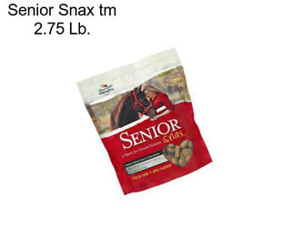 Senior Snax tm 2.75 Lb.