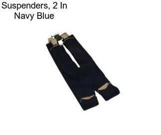 Suspenders, 2 In Navy Blue