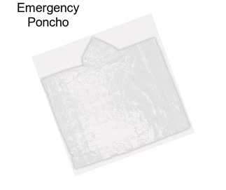 Emergency Poncho