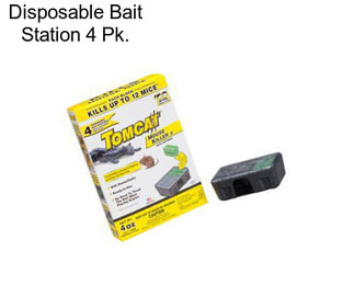 Disposable Bait Station 4 Pk.