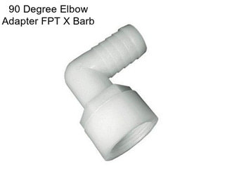 90 Degree Elbow Adapter FPT X Barb