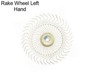 Rake Wheel Left Hand
