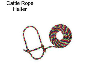 Cattle Rope Halter