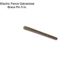 Electric Fence Galvanized Brace Pin 5 In.