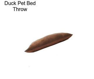 Duck Pet Bed Throw