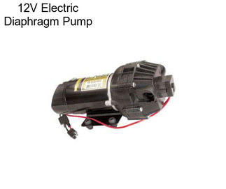 12V Electric Diaphragm Pump