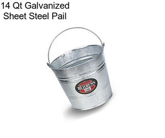 14 Qt Galvanized Sheet Steel Pail