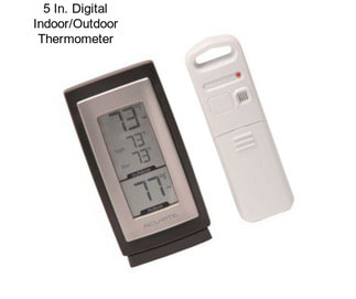 5 In. Digital Indoor/Outdoor Thermometer