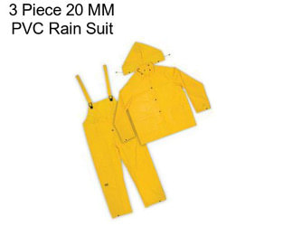 3 Piece 20 MM PVC Rain Suit