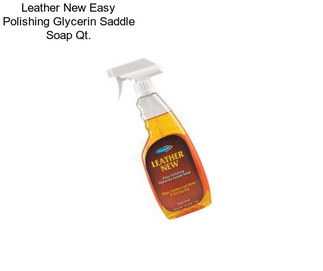 Leather New Easy Polishing Glycerin Saddle Soap Qt.