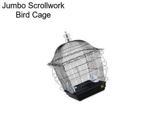 Jumbo Scrollwork Bird Cage