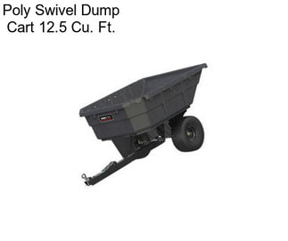 Poly Swivel Dump Cart 12.5 Cu. Ft.