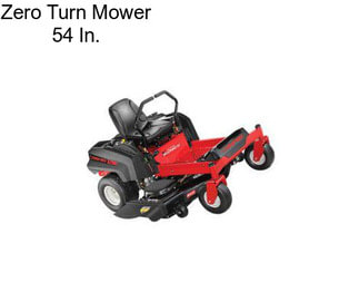 Zero Turn Mower 54 In.