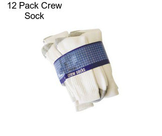 12 Pack Crew Sock