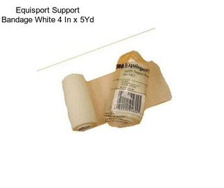 Equisport Support Bandage White 4 In x 5Yd