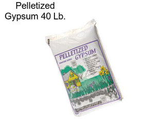 Pelletized Gypsum 40 Lb.