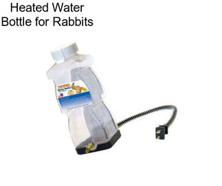 Heated Water Bottle for Rabbits