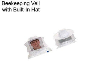 Beekeeping Veil with Built-In Hat