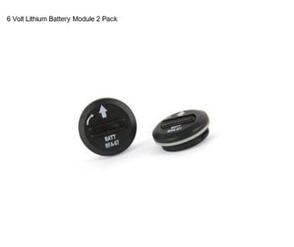 6 Volt Lithium Battery Module 2 Pack