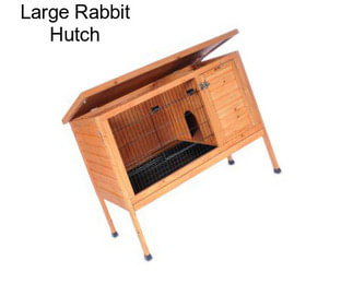 Large Rabbit Hutch