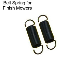 Belt Spring for Finish Mowers