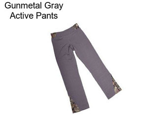 Gunmetal Gray Active Pants