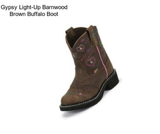 Gypsy Light-Up Barnwood Brown Buffalo Boot