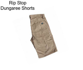 Rip Stop Dungaree Shorts