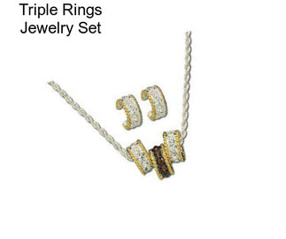 Triple Rings Jewelry Set