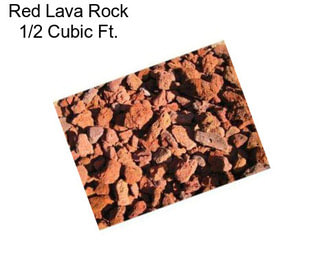 Red Lava Rock 1/2 Cubic Ft.