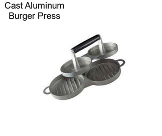 Cast Aluminum Burger Press