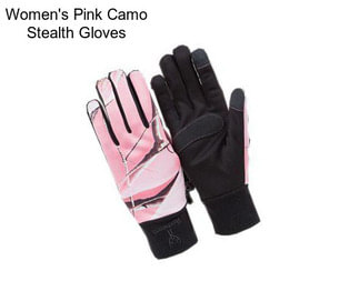 Women\'s Pink Camo Stealth Gloves