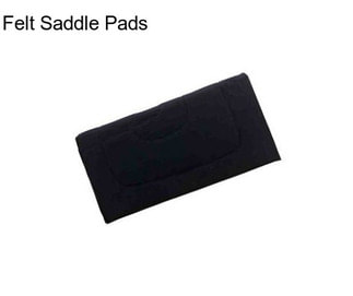 Felt Saddle Pads