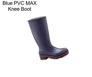 Blue PVC MAX Knee Boot