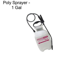 Poly Sprayer - 1 Gal