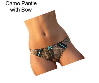 Camo Pantie with Bow