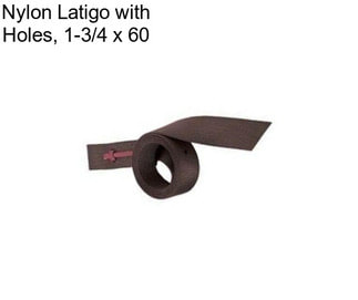 Nylon Latigo with Holes, 1-3/4\