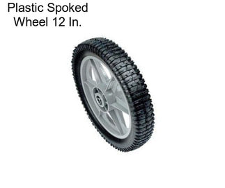 Plastic Spoked Wheel 12 In.