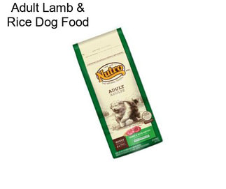 Adult Lamb & Rice Dog Food