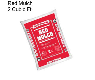 Red Mulch 2 Cubic Ft.