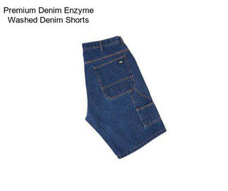 Premium Denim Enzyme Washed Denim Shorts