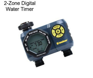 2-Zone Digital Water Timer