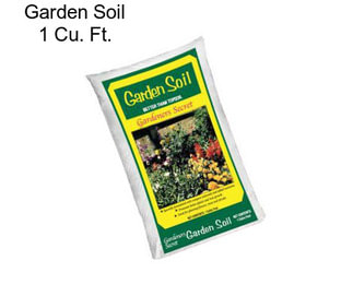 Garden Soil 1 Cu. Ft.