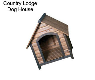 Country Lodge Dog House