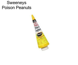 Sweeneys Poison Peanuts