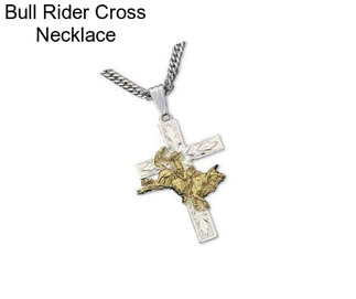 Bull Rider Cross Necklace